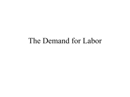Change in Quantity of Labor Demanded = Substitution Effect + Scale