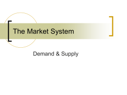 demand curve - Business-TES