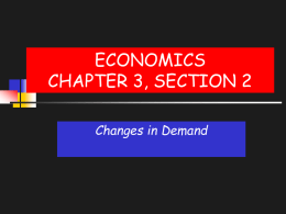 ECONOMICS CHAPTER 2, SECTION 2