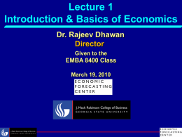 Lecture 1 - Dr. Rajeev Dhawan