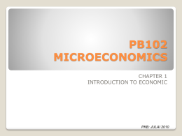 pb102 microeconomics