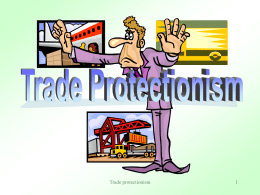 Trade Protectionism