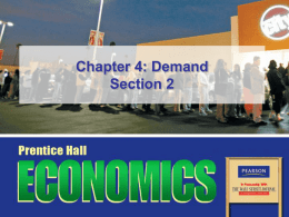 Chapter 4: Demand Section 2