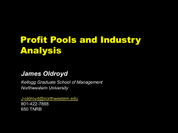 Lecture 3 – Strategy Formulation in Dynamic Markets
