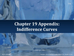 Indifference Curves - McGraw Hill Higher Education