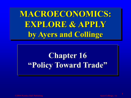 Economics: Explore and Apply 1/e by Ayers and Collinge Chapter