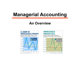Managerial Accounting - Department of Agricultural Economics