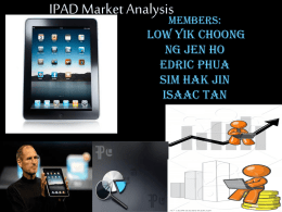 IPAD Market Analysis 2(501guys)