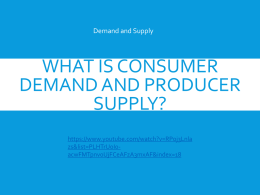 Supply and Demand - Ector County ISD