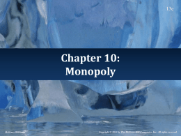 Monopoly - McGraw Hill Higher Education