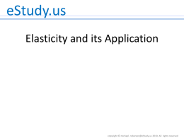 Elasticity - eStudy.us