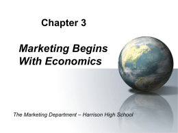 Marketing, Management, and Entrepreneurship
