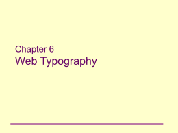 Principles of Web Design Chapter 5
