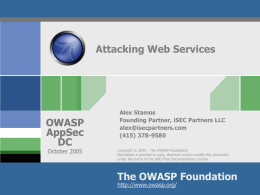 AppSec2005DC-Alex_Stamos-Attacking_Web_Services