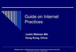 Guide on Internet Practices