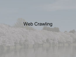 Web Crawling - Villanova Computer Science