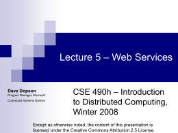 Lecture 5 - Guest Lecture