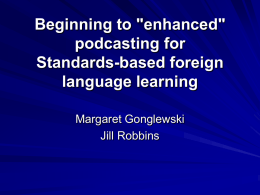 Developing Oral Language Skills Using Teen Interview Podcasts