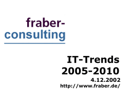 IT-Trends 2005-2010