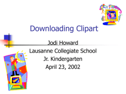 Downloading Clipart