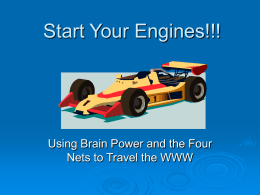 Start Your Engines!