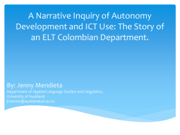 A Narrative Inquiry of L2 Curriculum Change: A blended