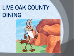 Live Oak County Dining - ESC-2