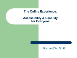 8th Annual Accessing Higher Ground: Accessible Media, Web
