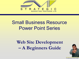 Web Site Development - Small Business Resource