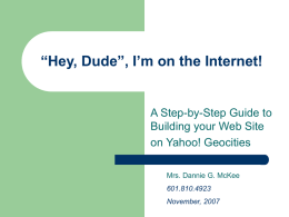“Hey Dawg”, I`m on the Internet!