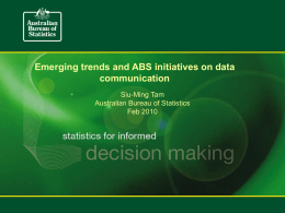 Emerging Trends and ABS Initiatives on Data Communication