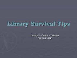 Tip - Library Resource Organizer