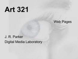Today`s lecture, Powerpoint file. - University of Calgary Webdisk