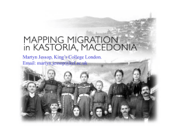 Mapping Migration in Macedonia