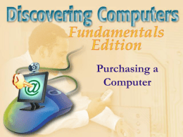 Discovering Computers Fundamentals Edition