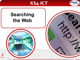 Searching the Web - Lagan College VLE