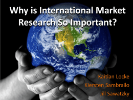 Why is International Market Research So Important?