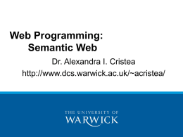 Semantic Web course