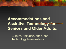 Assistive Technology PowerPoint - National Service Inclusion Project