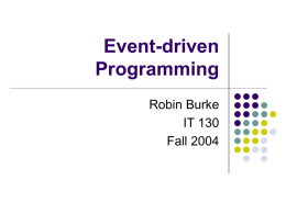 Event-driven Programming