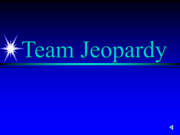 Jeopardy for Lab - The Astro Home Page