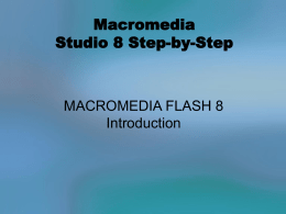 Macromedia Studio 8 Step-by-Step
