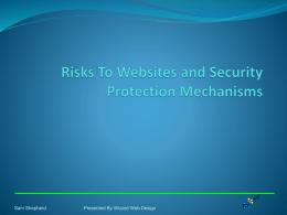 Risks To Websites and Security Protection