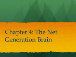 Chapter 4: The Net Generation Brain
