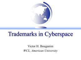 Trademarks in Cyberspace