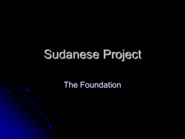 Sudanese Project - UrbanMinistry.org