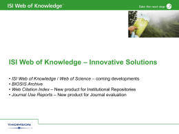 simon - Web of Knowledge