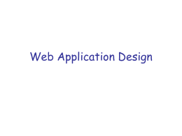 WebApplicationDesign