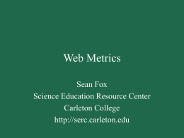 Web Metrics - Cloudfront.net