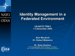 Identity Management in a Federated Environment